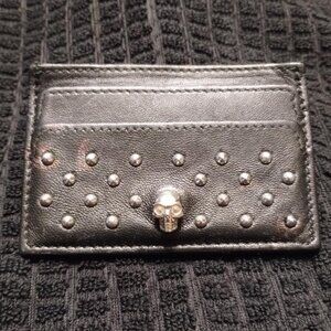 UNISEX ALEXANDER McQUEEN SKULL CARD HOLDER/WALLET